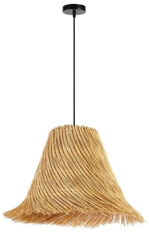 Immax 08273L - Luster na lanku NATURALEZA 1xE27/40W/230V pr. 45 cm ratan IM1363