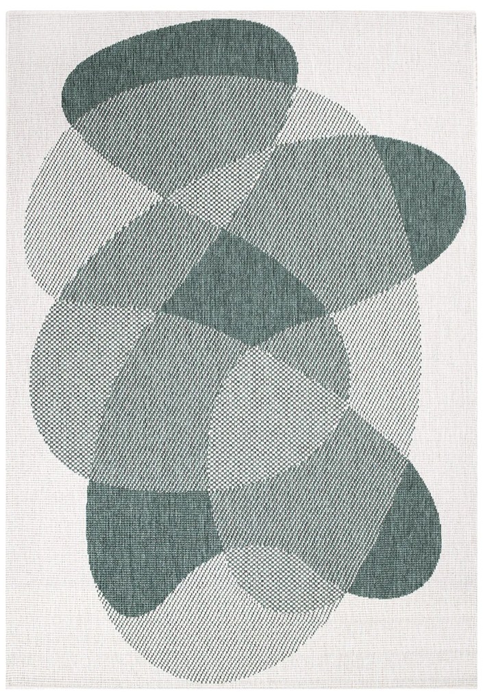 Dekorstudio Obojstranný koberec na terasu DuoRug 5835 - zelený Rozmer koberca: 80x150cm