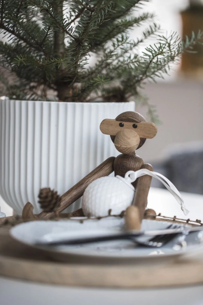 Kay Bojesen Drevená opička Monkey Small Teak Limba 20 cm