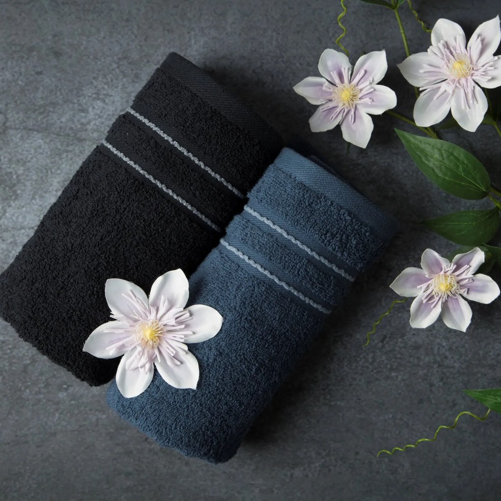 BAVLNENÝ UTERÁK EMINA 30X50 CM HNEDÁ