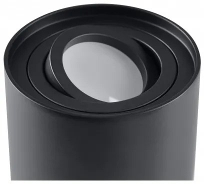 Bodové svietidlo HADAR R1 1xGU10/10W/230V čierna