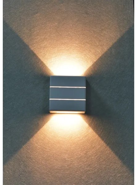 Immax 08521L - LED vonkajšie nástenné svietidlo LUXLINE 6W/230V 3000K IP54 biele