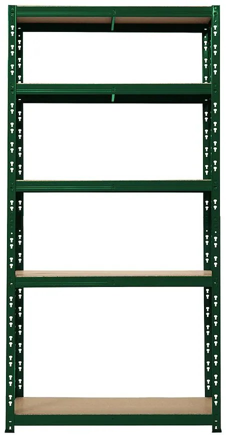 Regál zelená 175 kg RNDU 30-5 180x90x30