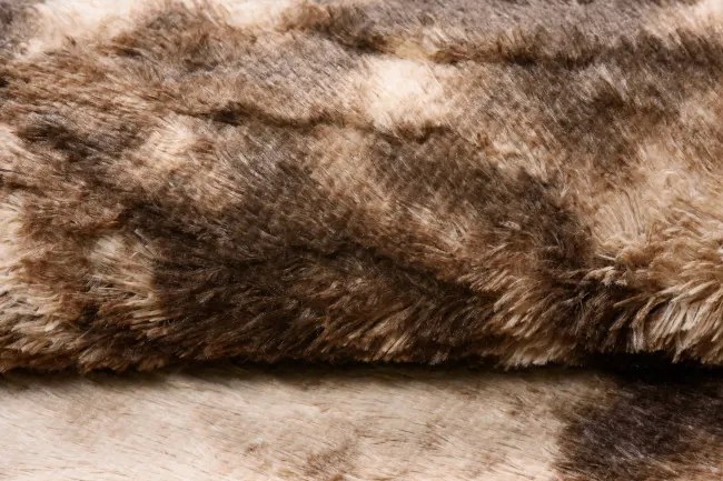 Koberec SILK DYED MR-580 hnedý kruh