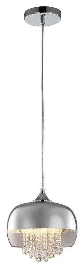 Milagro Krištáľový luster na lanku LUNA 1xE14/40W/230V MI337