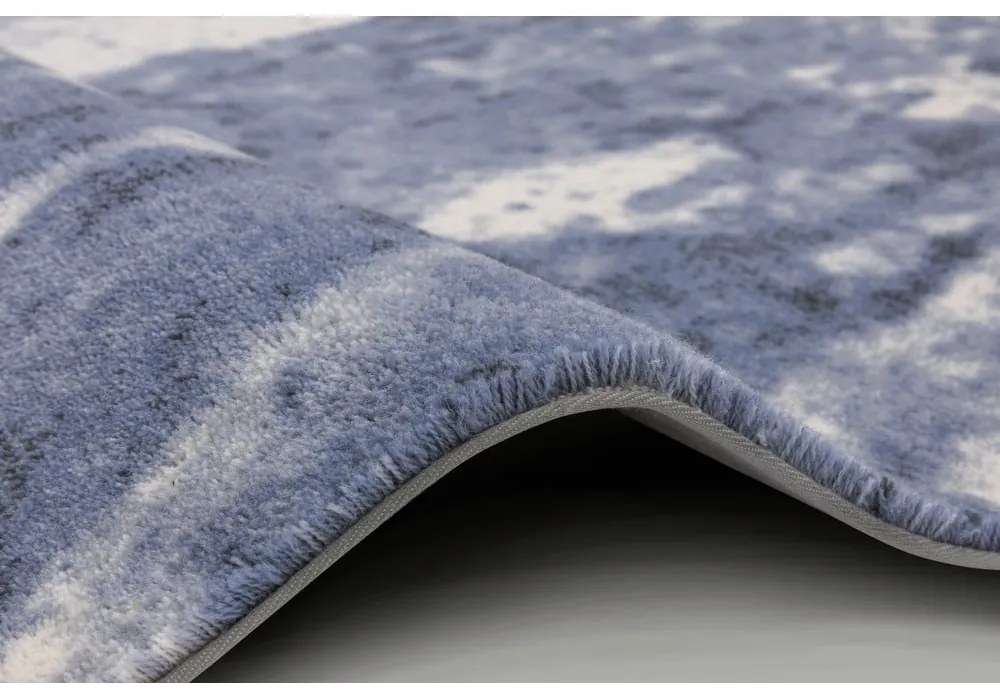 Modrý vlnený koberec 160x240 cm Albo – Agnella