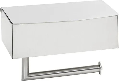 Bemeta Design Držiak toaletného papiera, so skrinkou, nerez, brus - 101012175