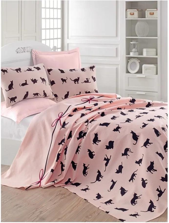 Detská prikrývka na posteľ Cats, 160 × 230 cm