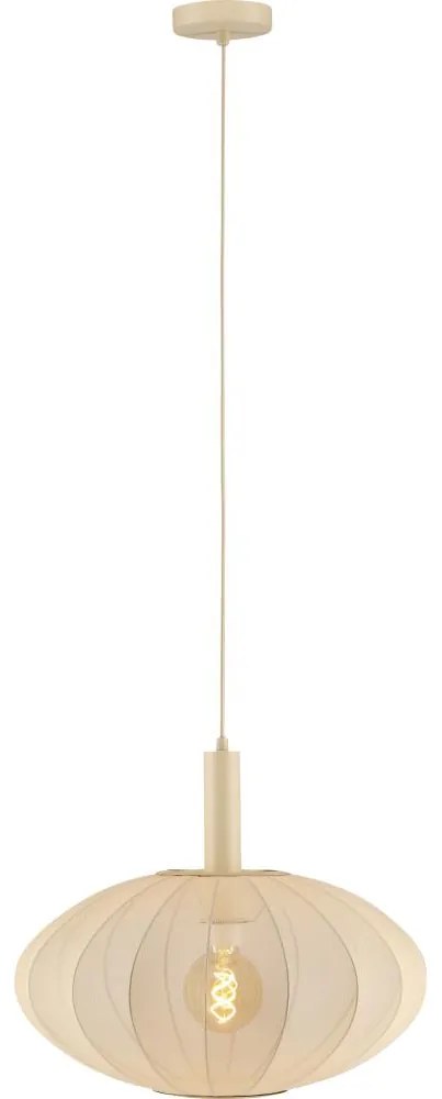 Lucide 03447/52/38 - Luster na lanku CORINA 1xE27/40W/230V pr. 50 cm krémová