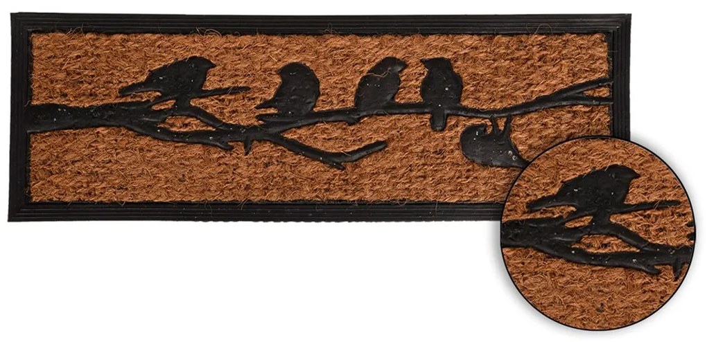 Esschert Design Vonkajšia rohožka Gabriella, 75x25 cm