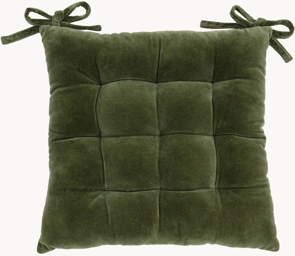 Zamatová poduška na stoličku Cozy