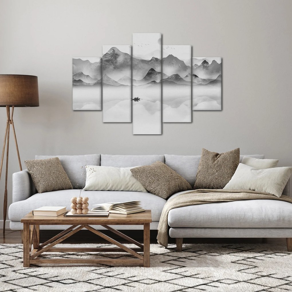 Obraz - Japonské jazero (150x105 cm)
