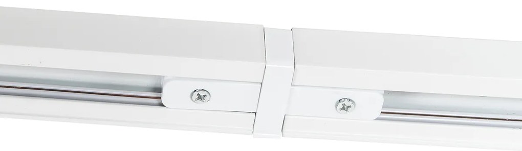 Inteligentný koľajnicový systém s 10 bodovými svetlami biely 1-fázový vrátane 10 Wifi GU10 50mm - Iconic Jeana