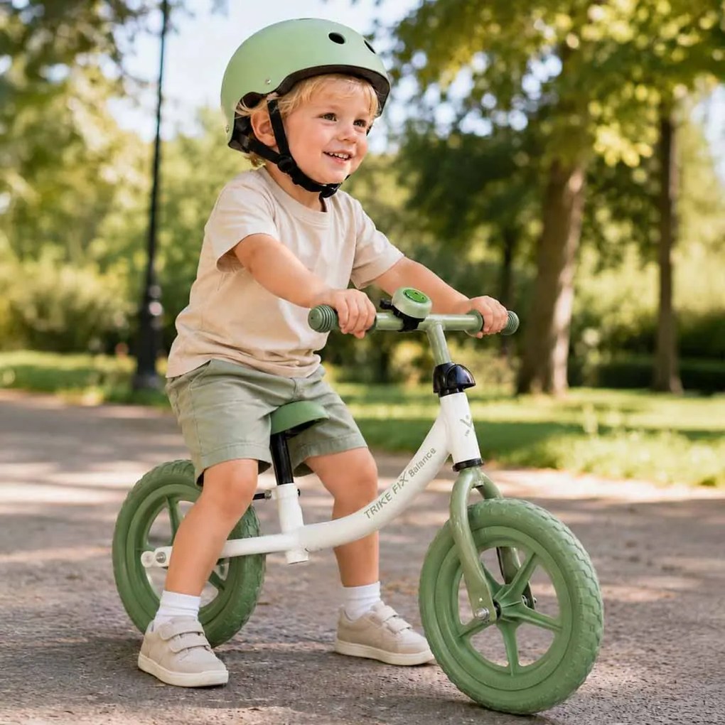 KIK Trike Fix Balance detské odrážadlo so zvončekom, zelené