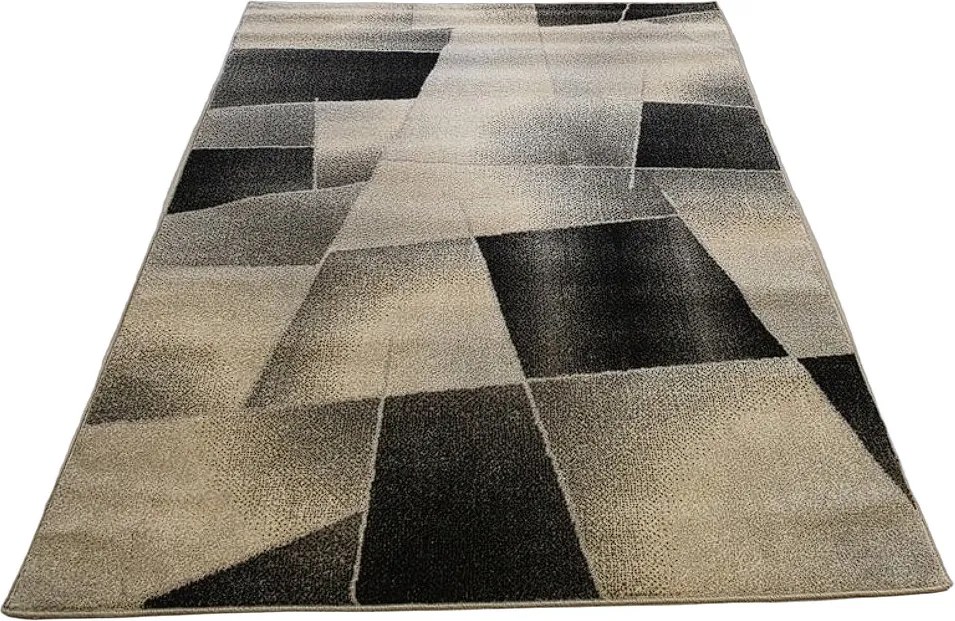 HU Béžovo-sivý moderný koberec Rio 509-L.Grey-Cream Rozmer: 180x260 cm
