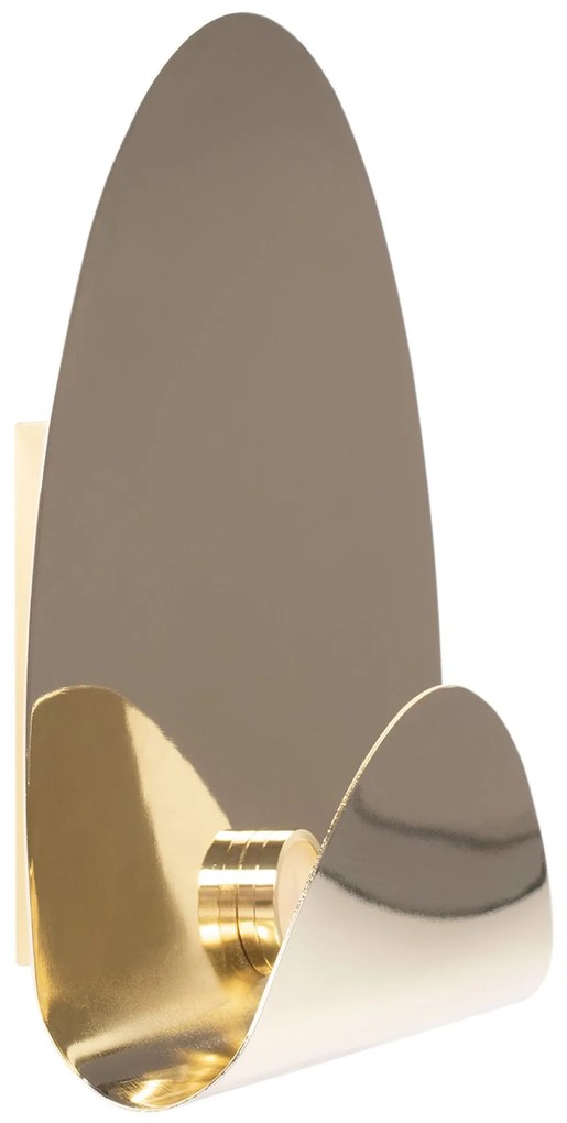 Toolight Toolight, LED nástenné svietidlo 3W, 4000K, APP1430-W, zlatá lesklá, OSW-07987