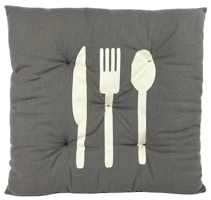 Podsedák MODERN šedá 40x40