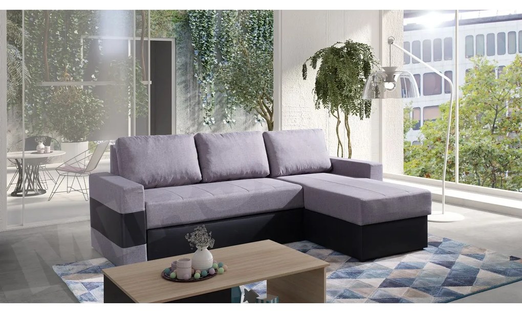 Rohová sedacia súprava Deco, Dostupné poťahy: Soft 066 + Lux 02, Strana: ľavá