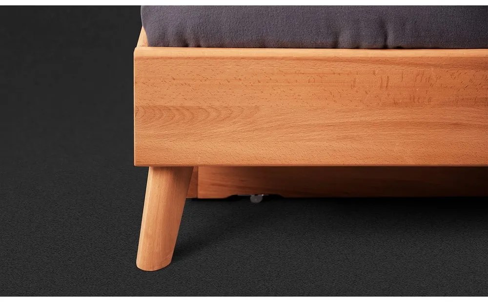 Dvojlôžková posteľ z bukového dreva 160x200 cm Greg 1 - The Beds