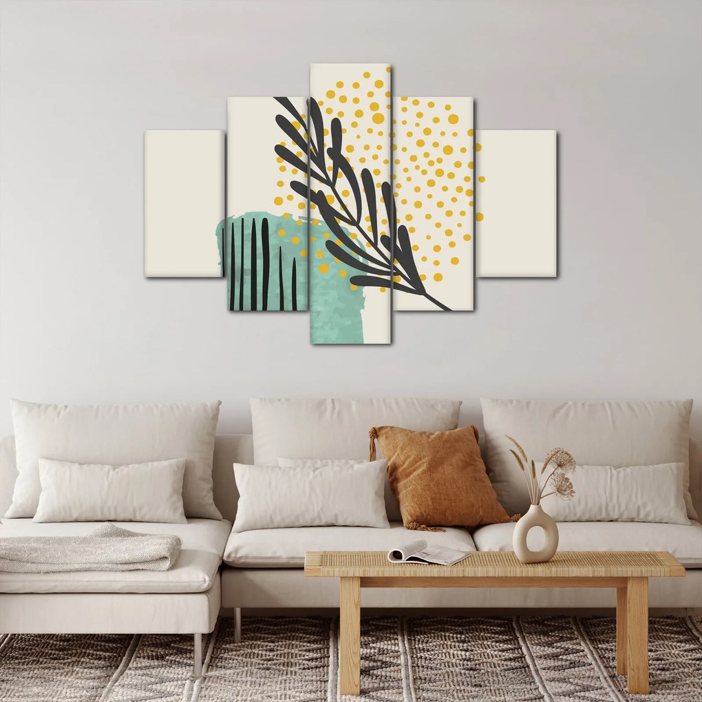 Obraz - Abstraktné listy N⁰3 (150x105 cm)