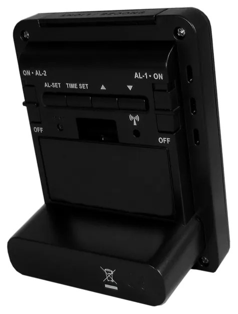 Digitálny budík Lavvu Duo Black, 9,2 cm