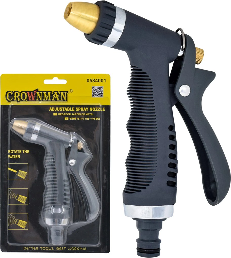 CROWNMAN Pištoľ na záhradnú hadicu