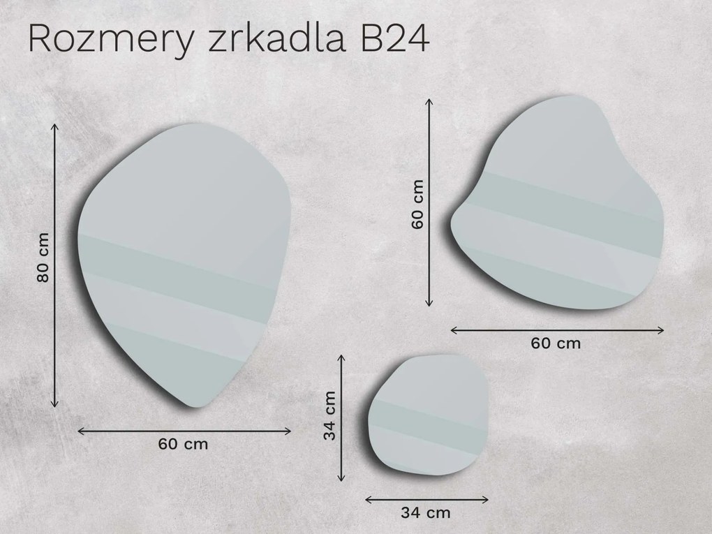 Zrkadlá v sade B24