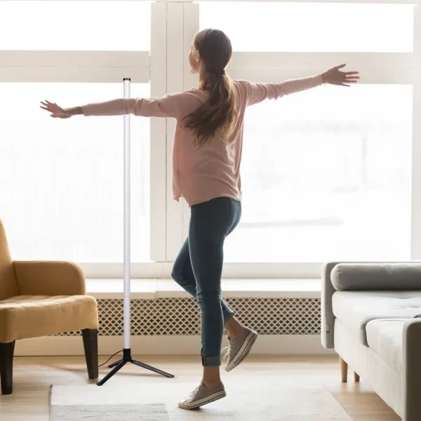 LED RGBW Stmievateľná stojacia lampa LOLLY LED/5W/230V + diaľkové ovládanie