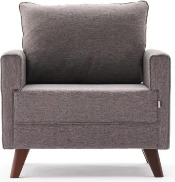 Křeslo Bella hnědé