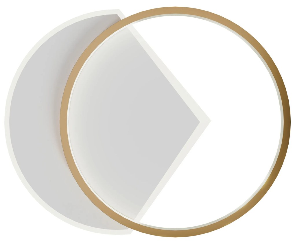 Toolight Toolight, LED stropné svietidlo 40cm, 30W, 3000K LHJ078-C, zlatá, OSW-50038