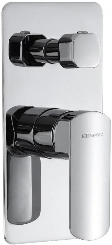 Sapho Sapho, MIXONA podomietková sprchová batéria, 2 výstupy, chrómová, MG042