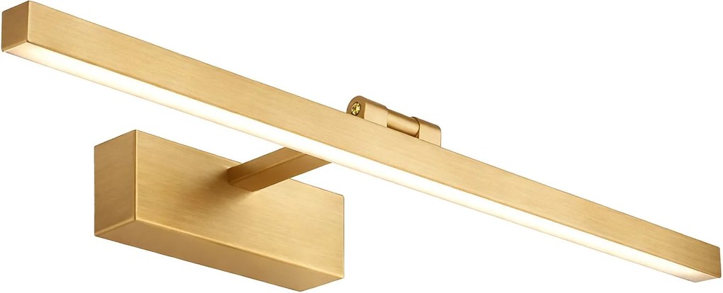 Toolight Toolight, LED kúpeľňové svietidlo 60 cm, 9W, 4000K, 500 lm, APP1864-1W, zlatá matná, OSW-66020