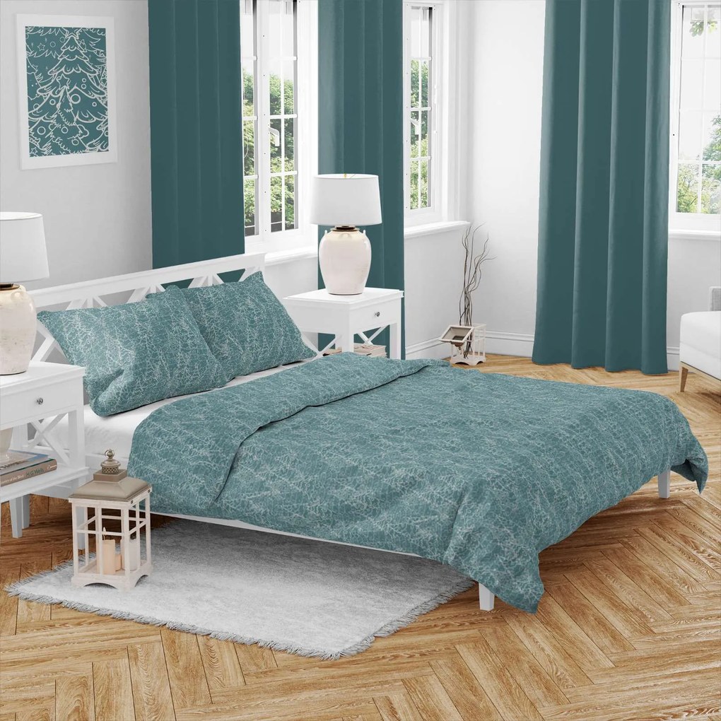 Bavlnené obliečky FROSTLINE modrozelené Rozmer obliečky: 70 x 90 cm | 140 x 200 cm