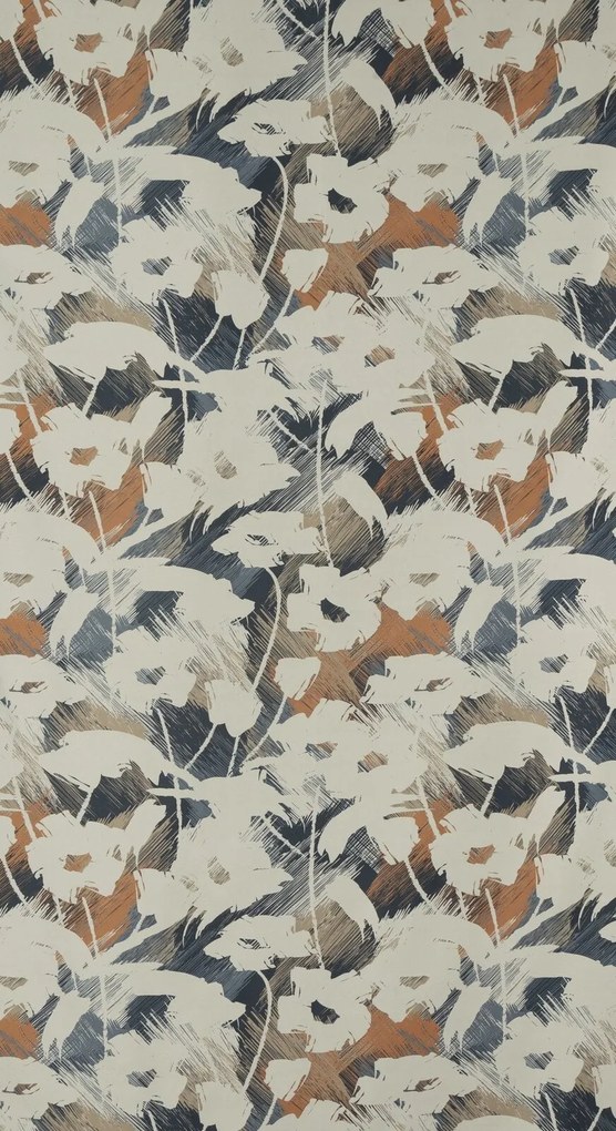 ZÁVES NA KRÚŽKOCH AMBRA 140X250 CM VZOROVANÁ