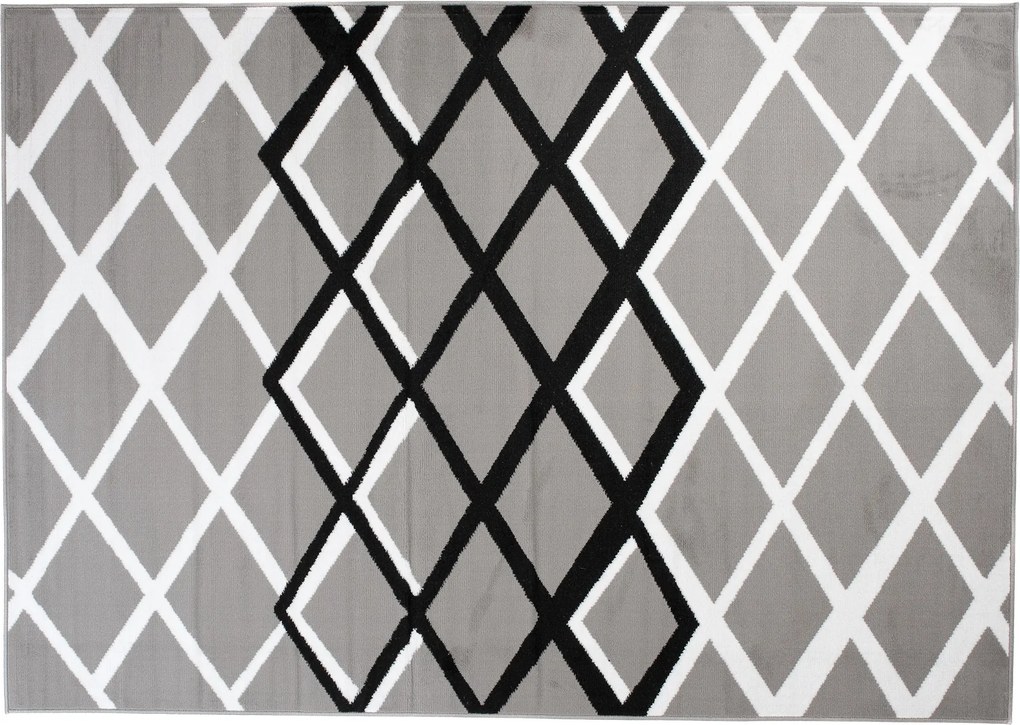 TA Koberec T237B GRAY LUXURY PP ESM Sivý Obdĺžnikový Rozmer: 220x300 cm