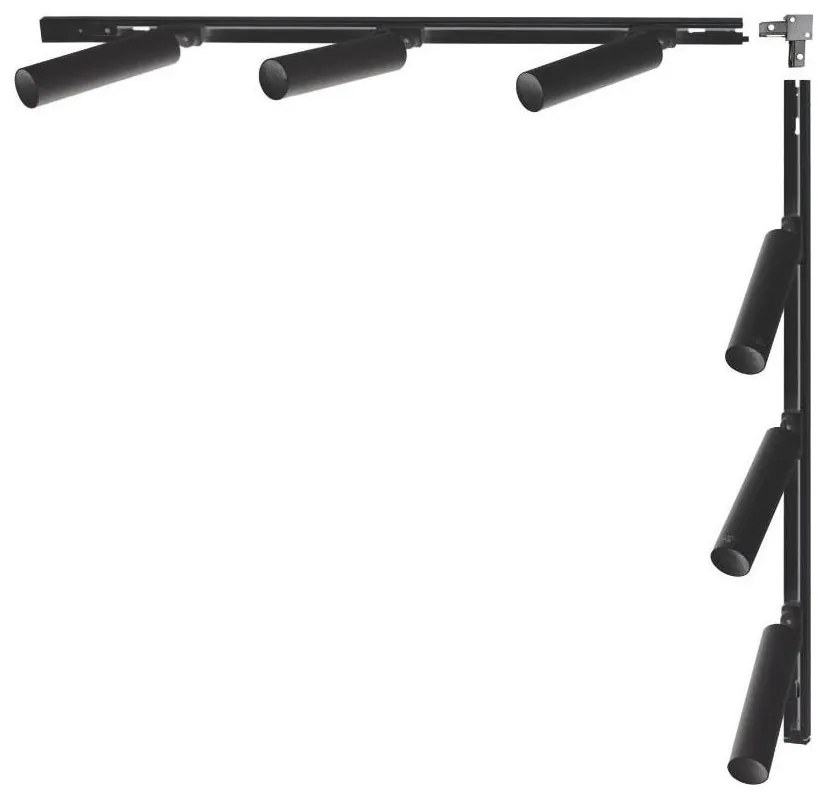 Zuma Line 3577 - Bodové svietidlo do lištového systému LULU 6xGU10/35W/230V čierna