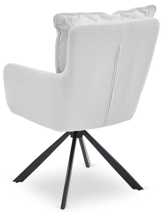 Otočná stolička MAGNUS krémová