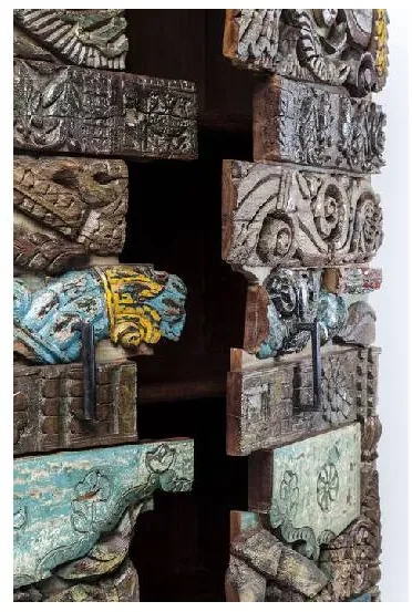 Shanti skriňa farebná