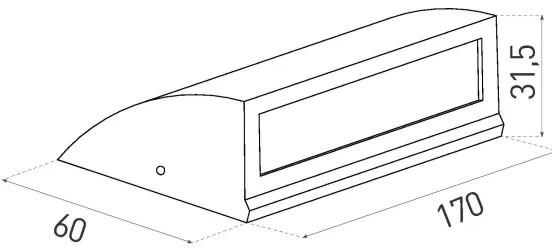 LED Vonkajšie nástenné svietidlo LED/6W/230V IP54