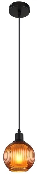 Globo 15638B - Luster na lanku ZUMBA 1xE27/25W/230V pr. 15 cm meď