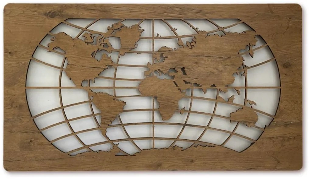 Svietiaci obraz Mapa sveta