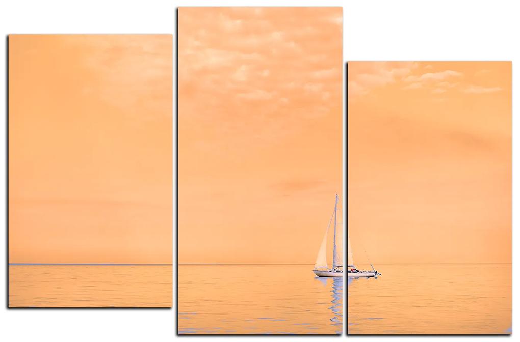 Obraz na plátne - Plachetnica na mori 1248FD (105x70 cm)