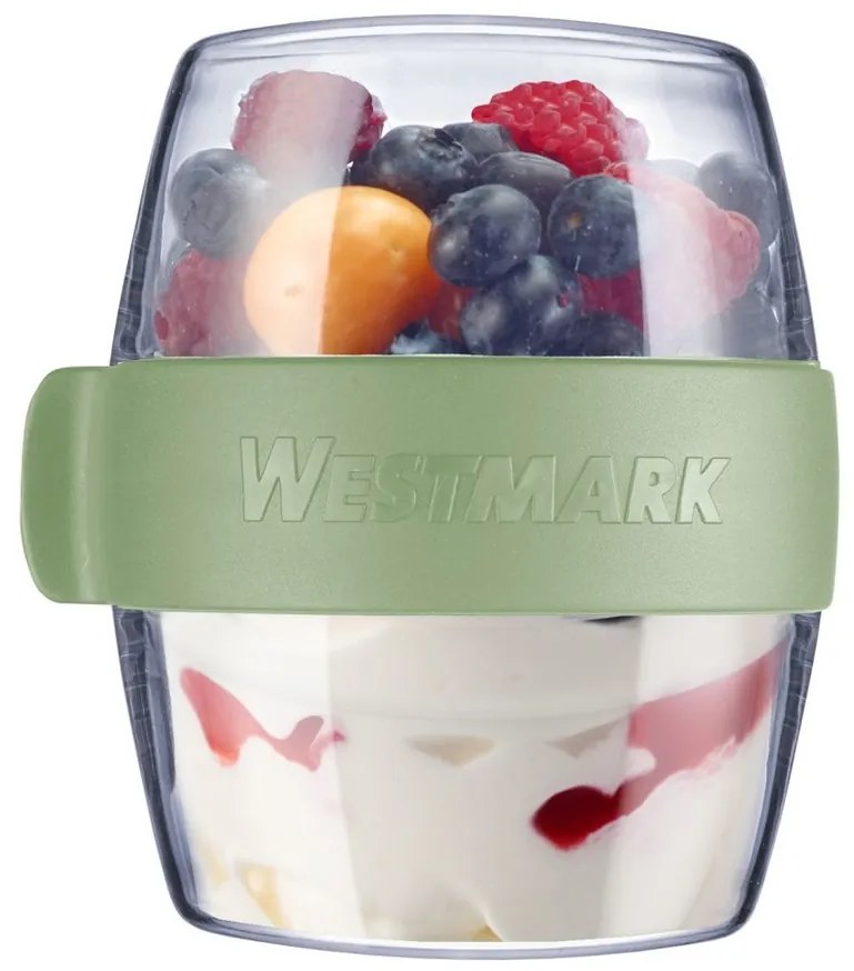 Westmark Dvojdielna dóza na desiatu MAXI, 700 ml, mätovo zelená