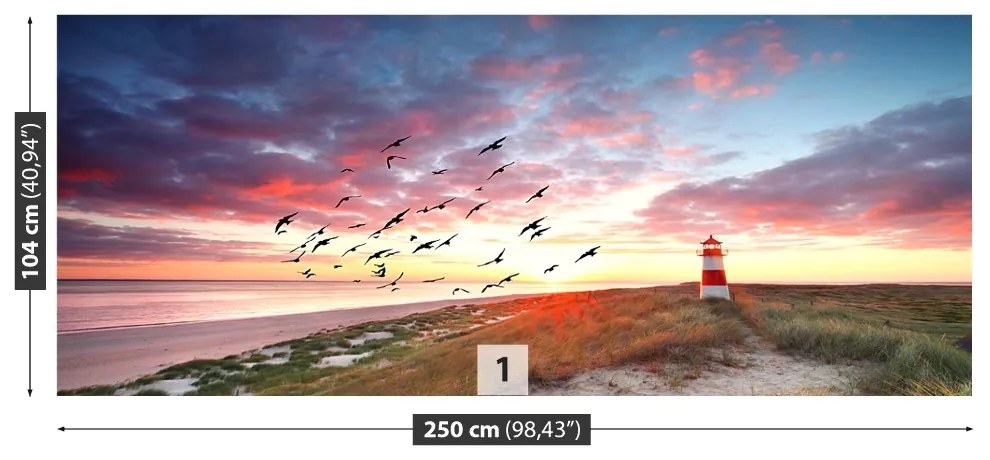 Fototapeta Vliesová Maják sylt 152x104 cm