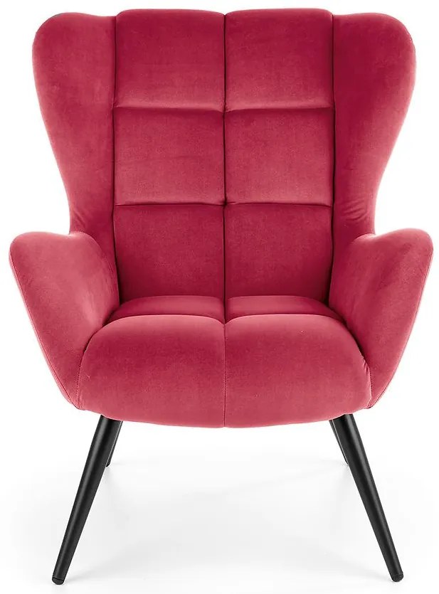 Kreslo Tyrion bordová/čierna