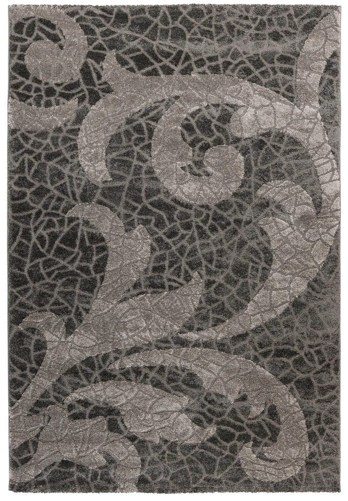 Kusový koberec My Frisco 280 Anthracite, 160x230, šedá, obývacia izba, Obsession