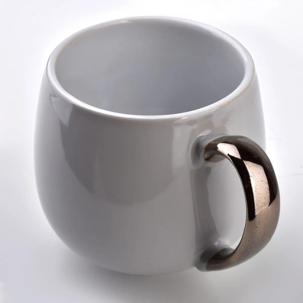 Hrnček Cal 390 ml sivý