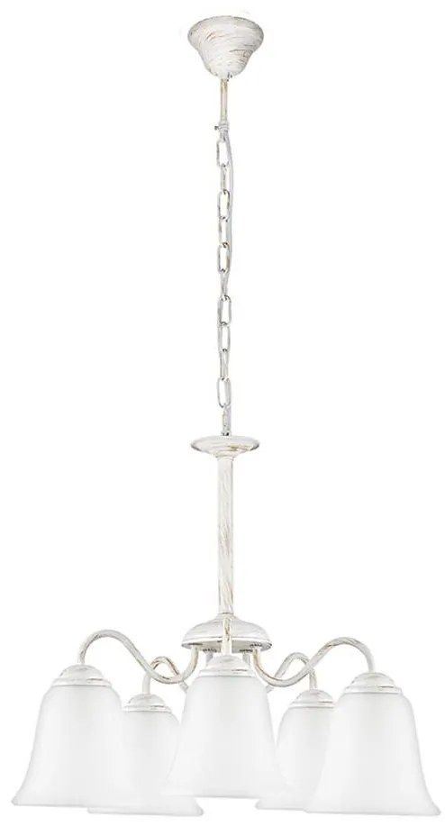 Rabalux 7261 - Luster FABIOLA E27/40W/230V biela RL7261