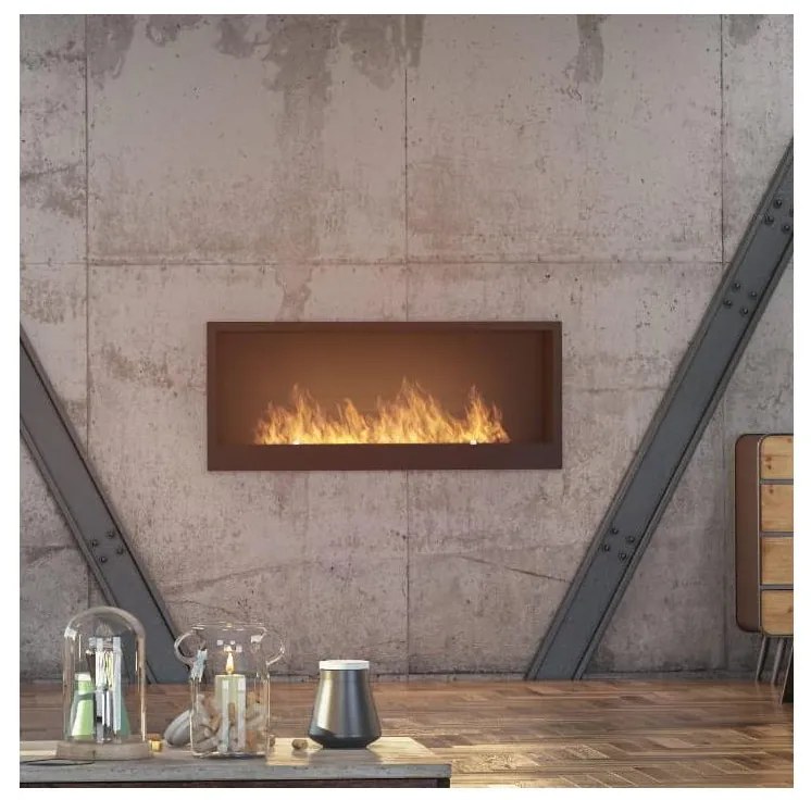 InFire - Vstavaný BIO krb 120x50 cm 3kW čierna