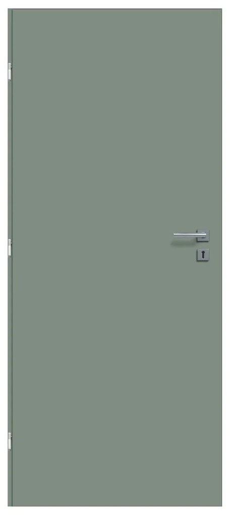 Classen Natura Interiérové dvere 70 L, 746 × 1985 mm, fólia, ľavé, zelené, plné